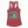 Straight Outta Omr Women's Racerback Tank in Solid Red Color